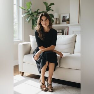 Michael Kors👠Leopard-Print Heels with crisscross ankle straps/NEW